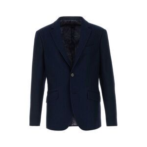 Etro Men Navy Blue Jersey Jacket